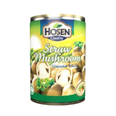 Hosen Unpeel Straw Mushroom 425g