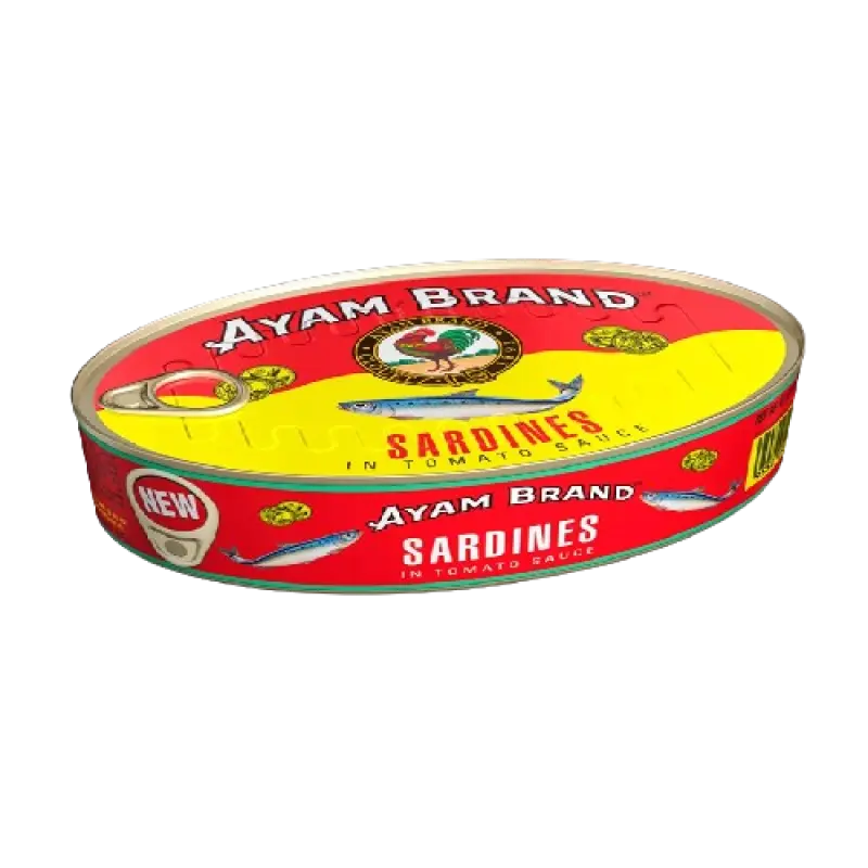 Ayam Brand Sardines In Tomato Sauce 215g Oval