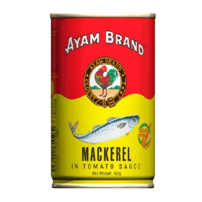 Ayam Brand Ikan Mackerel Fish In Tomato Sauce 425g
