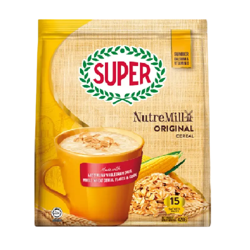SUPER NUTREMILL Original Cereal 420g (15 Sachets)