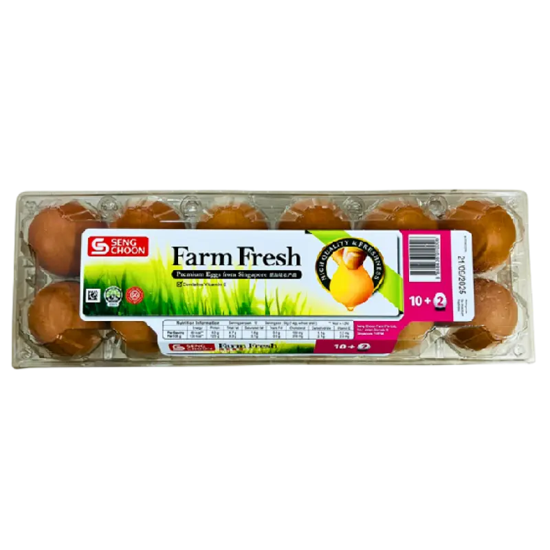 Seng Choon Farm Fresh Eggs 10+2