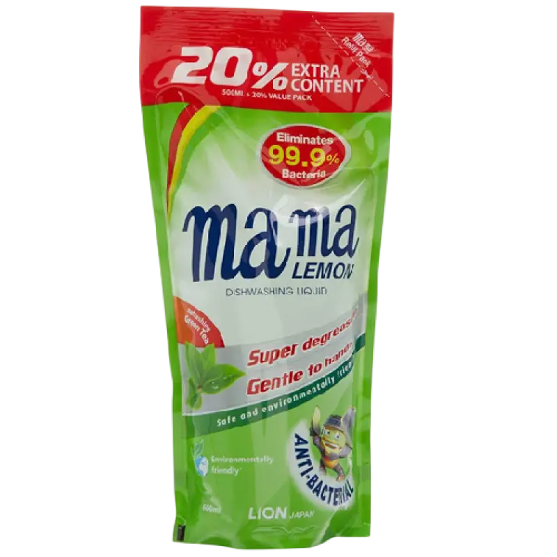 Mama Lemon Dishwashing Liquid Refill 600ml