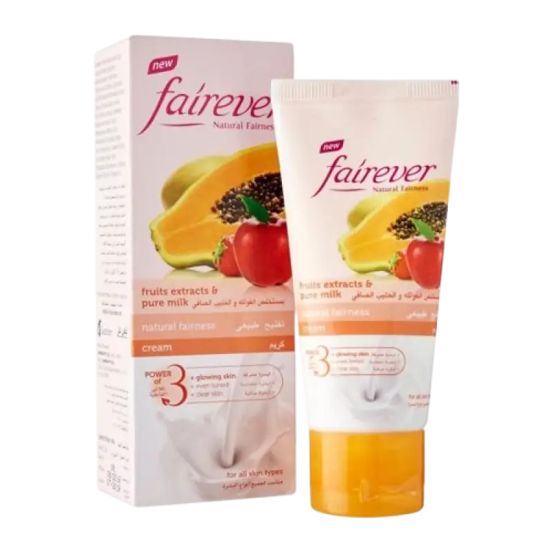 Fairever Natural Fairness Cream Fruits Extract & Pure milk (50g)