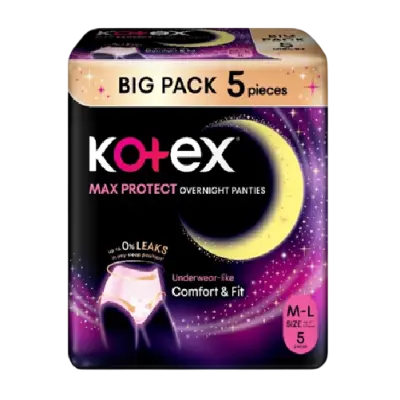 Kotex Overnight Panties M-L