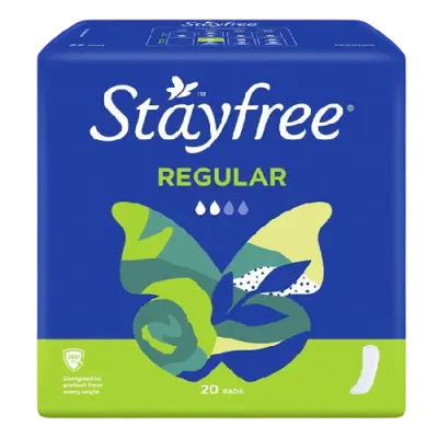 Stayfree Regular Sanitary Pads 20 Pack