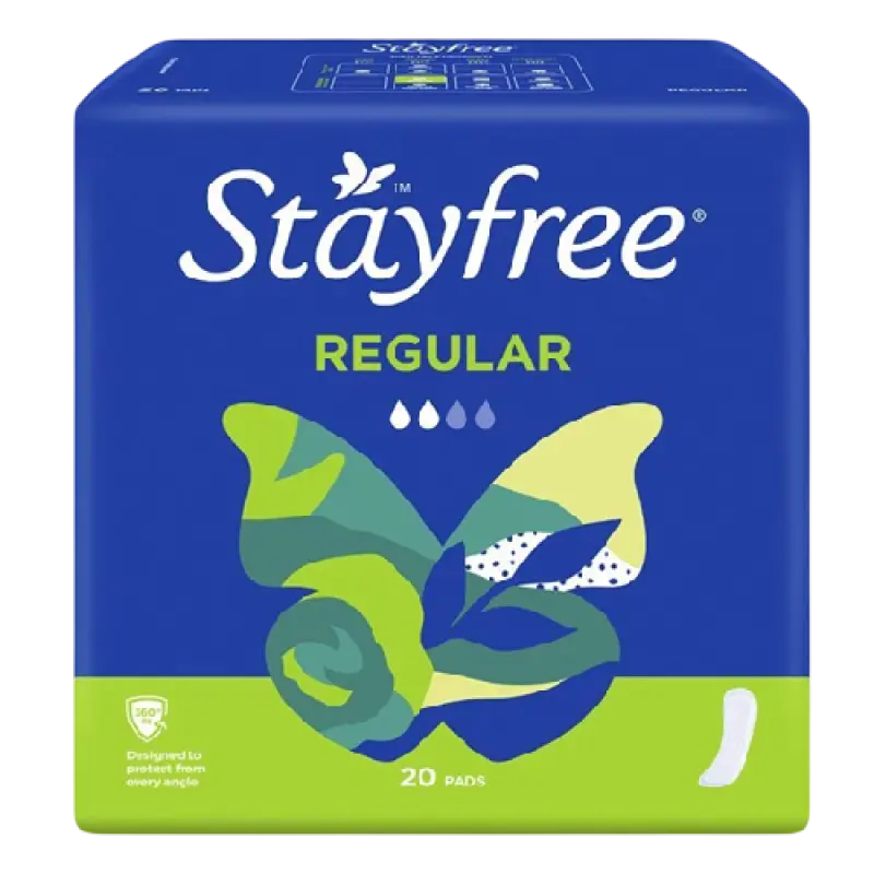 Stayfree Regular Sanitary Pads 20 Pack
