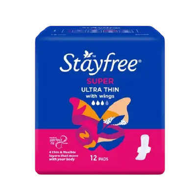 Stayfree Ultra Thin Sanitary 12 Pads