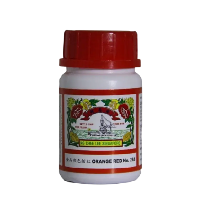 NG Chee Lee Singapore Food Colour Orange Red No. 284