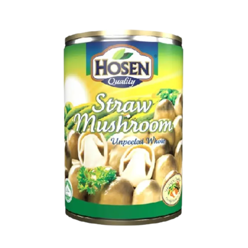 Hosen Unpeel Straw Mushroom 425g