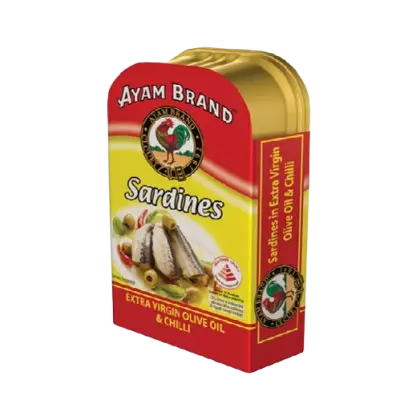 Ayam Brand Sardines In Extra Virgin Olive Oil & Chilli 120g