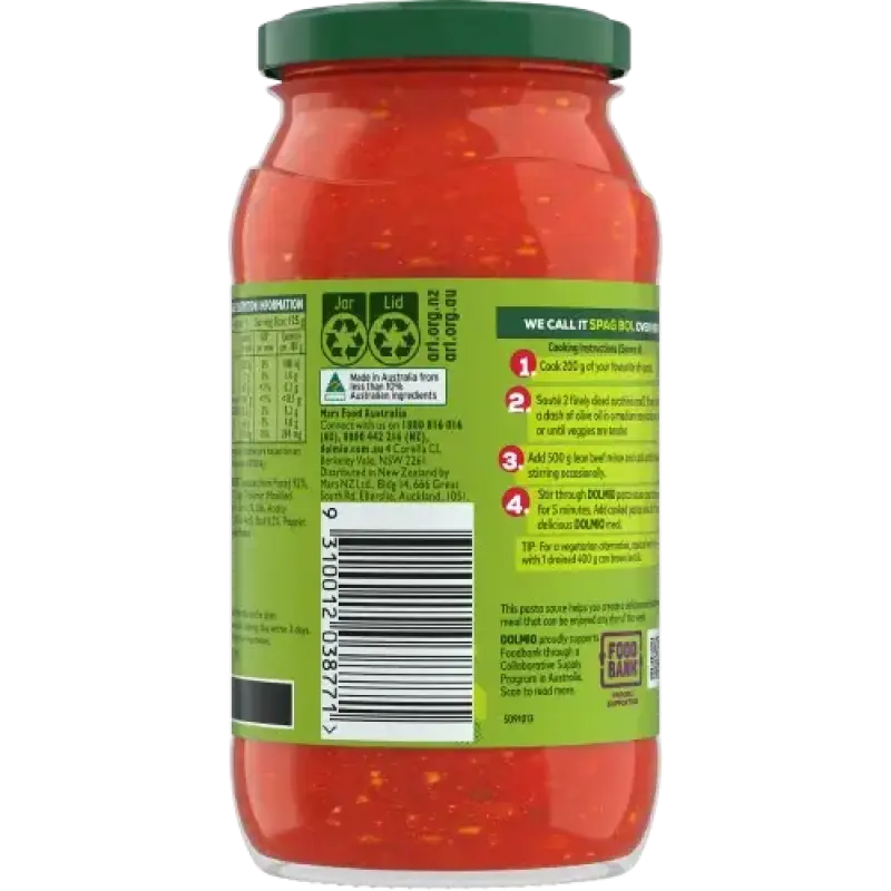 Dolmio Extra Pasta Sauce - Bolognese