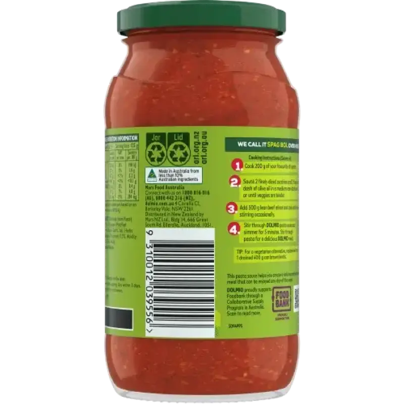 Dolmio Extra Pasta Sauce - Italian Herbs