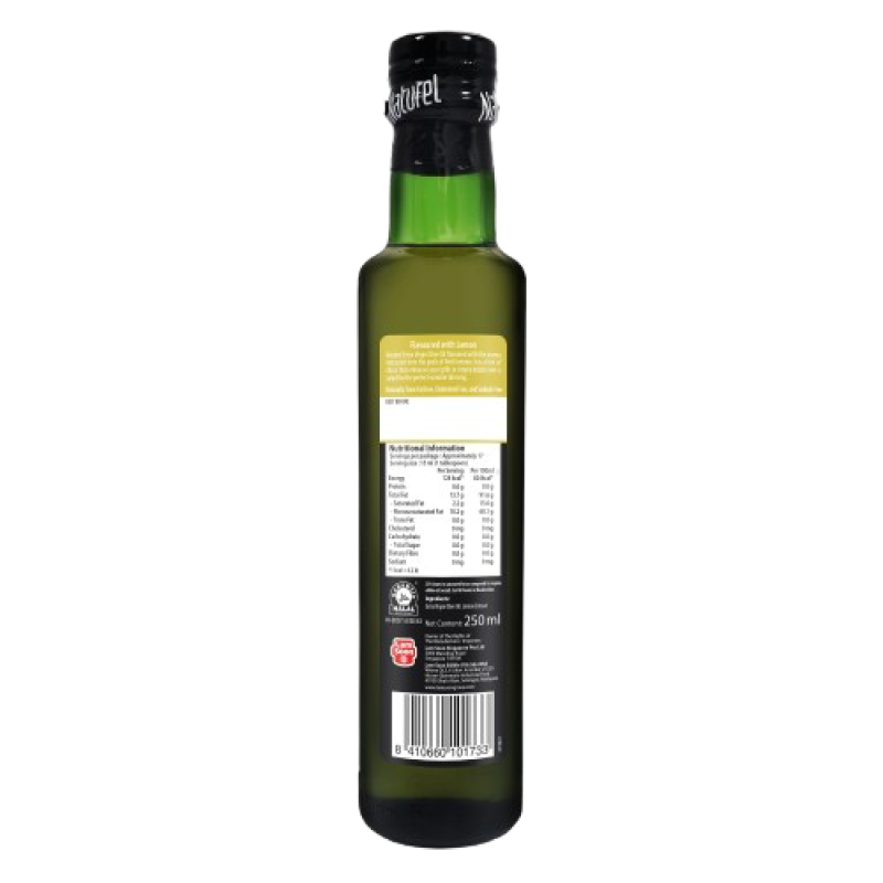 Naturel Extra Virgin Olive Oil 250ml - Lemon Flavoured