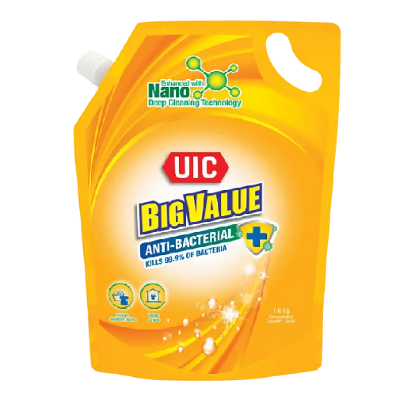 UIC Big Value Liquid Detergent Refill Antibacterial 1.6kg