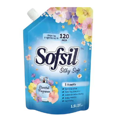 Sofsil Fabric Softener (Silky Soft) Refill 1.5L
