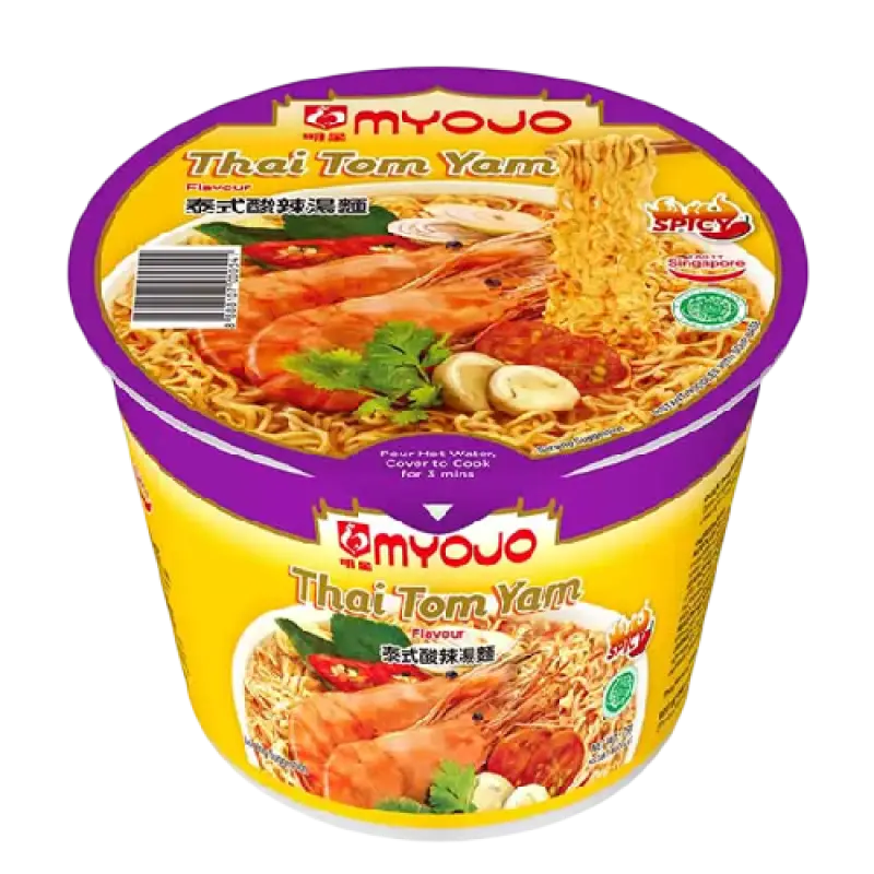 Myojo Thai Tom Yam Instant Noodles Bowl 80g