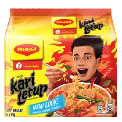 Maggi 2-Minute Kari Letup Instant Noodles