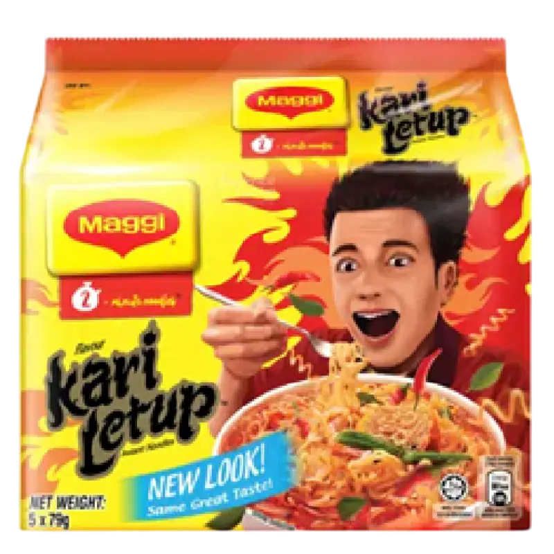 Maggi 2-Minute Kari Letup Instant Noodles