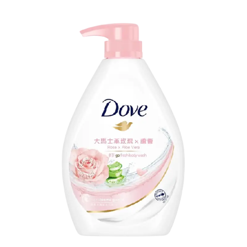 Dove Shower Rose + Aloe Vera 1L