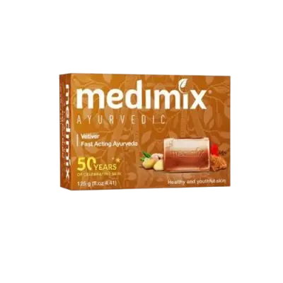 Medimix Ayurvedic Vetiver Bar Soap (125g)