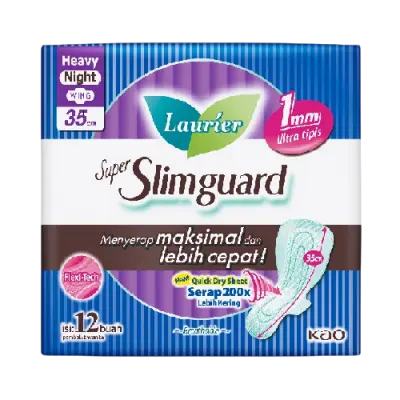 Laurier Super Slimguard Nite 35cm 12S