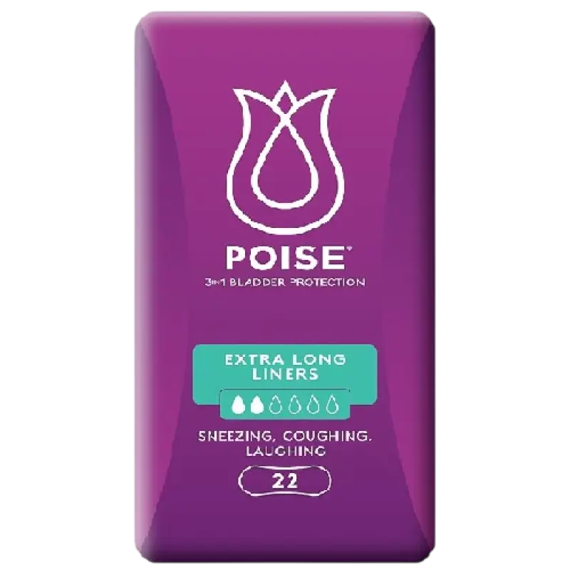 Poise Extra Long Liners 22 pads