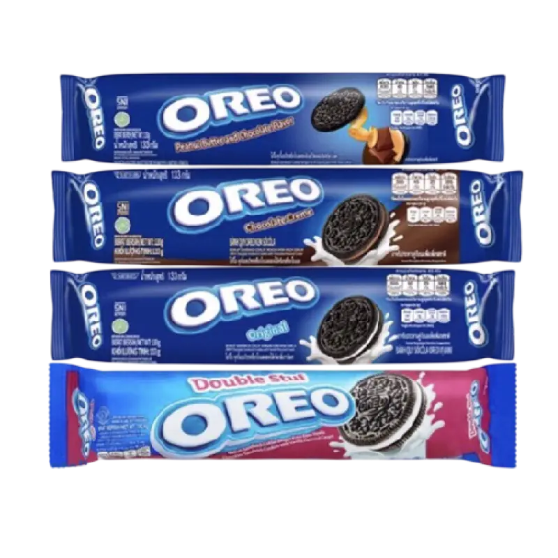 Oreo Cookies Vanilla/Choc/Peanut Butter 133G