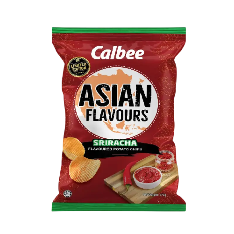 Calbee Asian Flavours Potato Chips Sriracha
