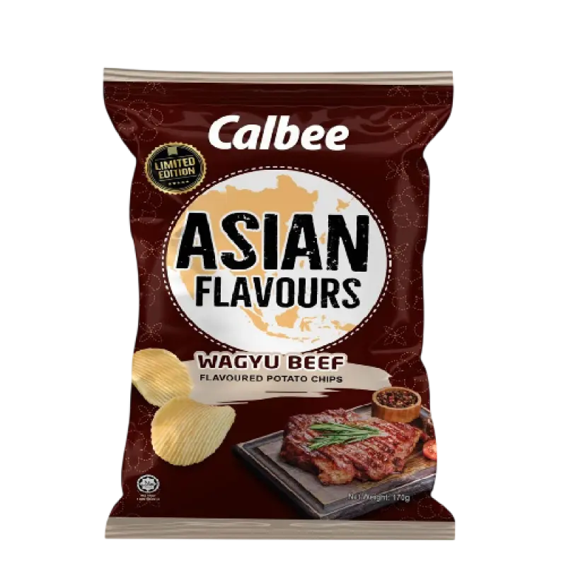 Order Calbee Asian Flavours Wagyu Beef Flavoured Potato Chips 170g
