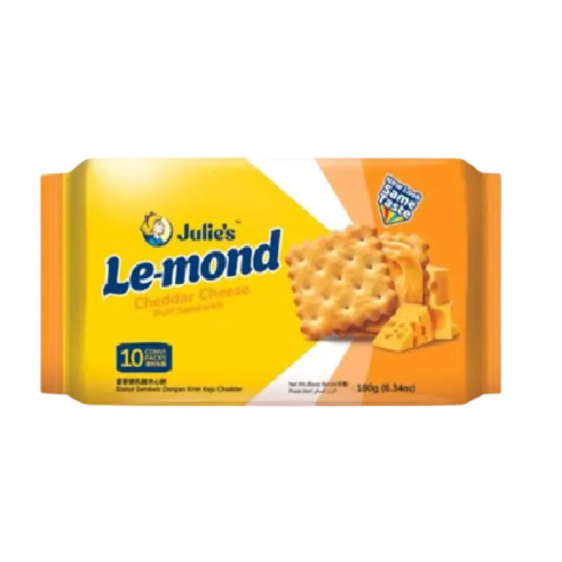 Julie's Le-Mond Puff Sandwich Cheddar Cheese 180g