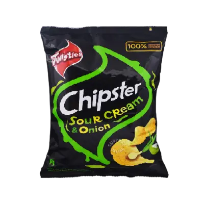 Twisties Chipster Potato Chips - Sour Cream & Onion