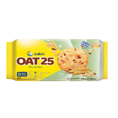 Julie's Oat 25 Cookies - Ten Grains