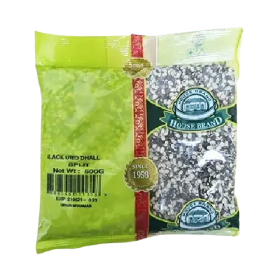 House Brand Black Urid/Urad /Urud Dhall Split 500g