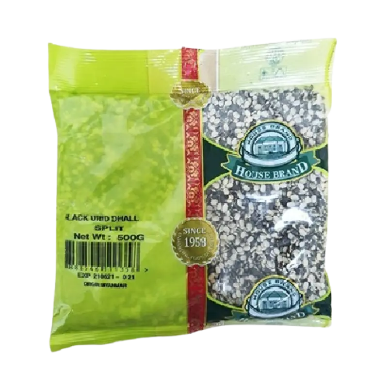 House Brand Black Urid/Urad /Urud Dhall Split 500g