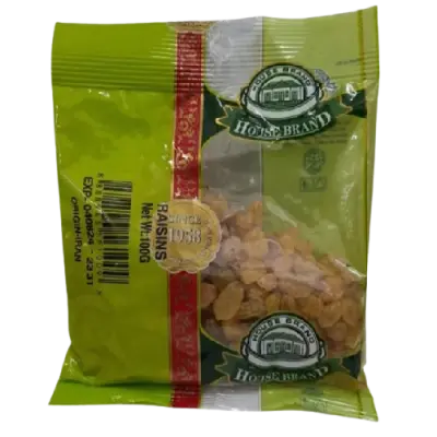 House Brand Raisins 100g
